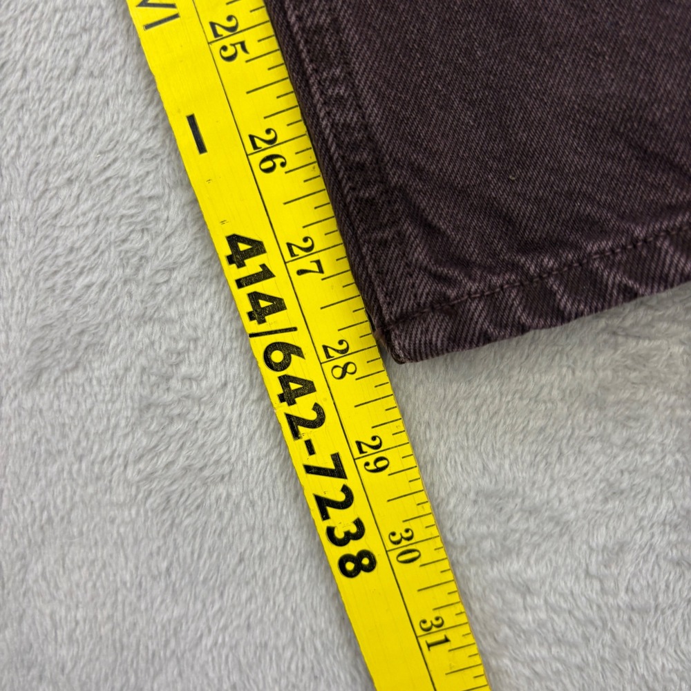 AGOLDE Jeans Womens 26x28 Brown Wide Leg High Rise Relaxed Denim Baggy - Picture 10 of 13